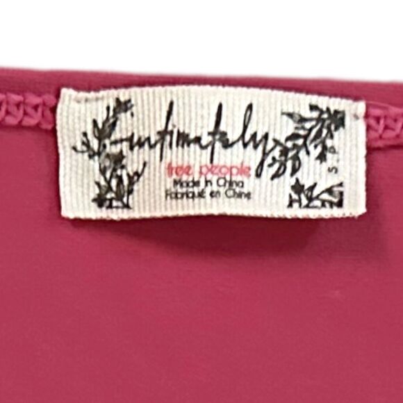 Intimately Free People Bodysuit Thong Sz Small Fair & Square Neck Stretch Womens - Picture 10 of 13